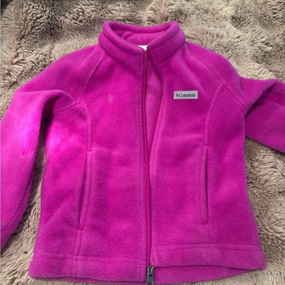 Columbia Vibrant Pink Toddler Fleece